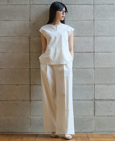 ペプラムブラウス 詳細画像 オフホワイト 1