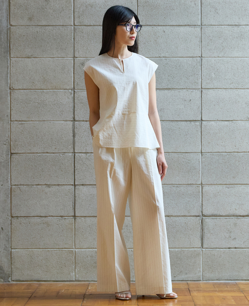 ペプラムブラウス 詳細画像 オフホワイト 2