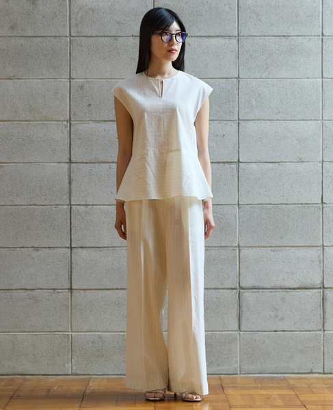 ペプラムブラウス 詳細画像 オフホワイト 3