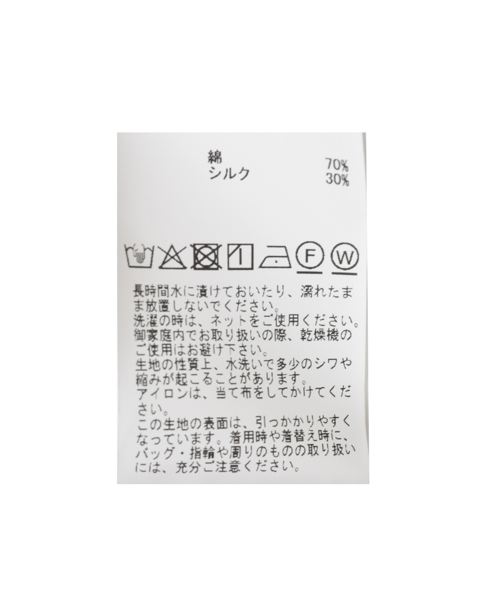 バンドカラーギャザーシャツ（セットアップ可） 詳細画像 ブラウン 9