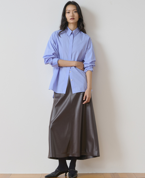 タイプライターオーバーシャツ 詳細画像 ブルー 6
