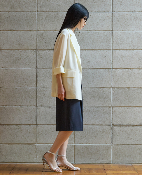 シングルテーラードジャケット 詳細画像 オフホワイト 2