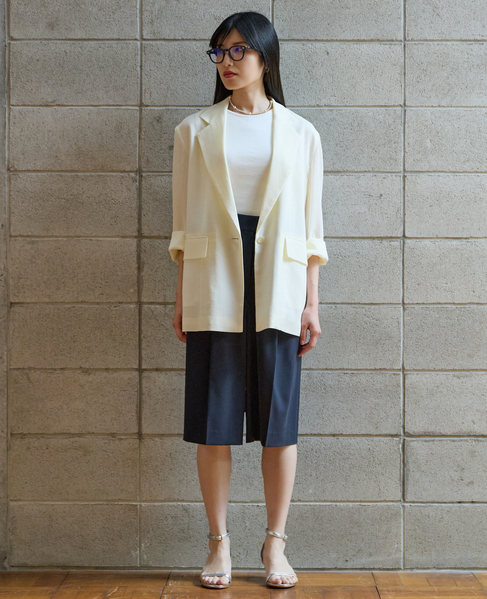 シングルテーラードジャケット 詳細画像 オフホワイト 3