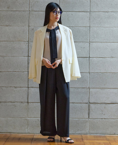 シングルテーラードジャケット 詳細画像 オフホワイト 5