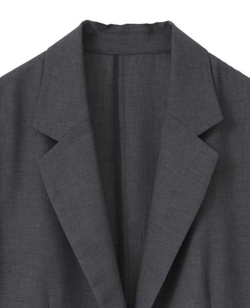 クリーンシルエットテーラードジャケット 詳細画像 チャコールグレー 3