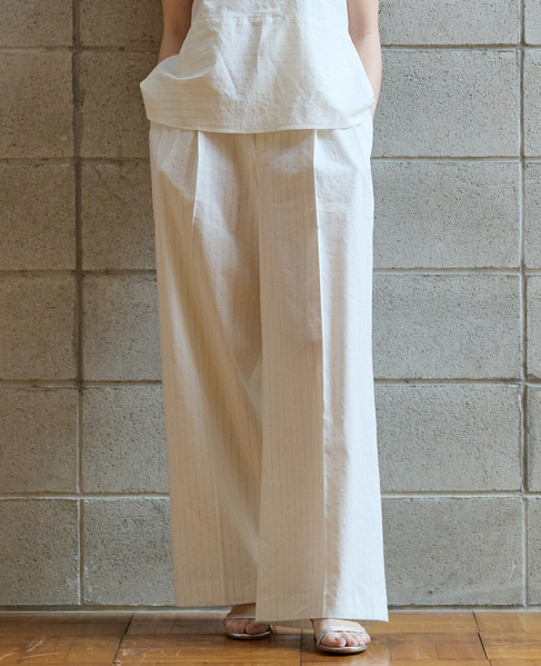 2タックワイドパンツ 詳細画像 オフホワイト 1
