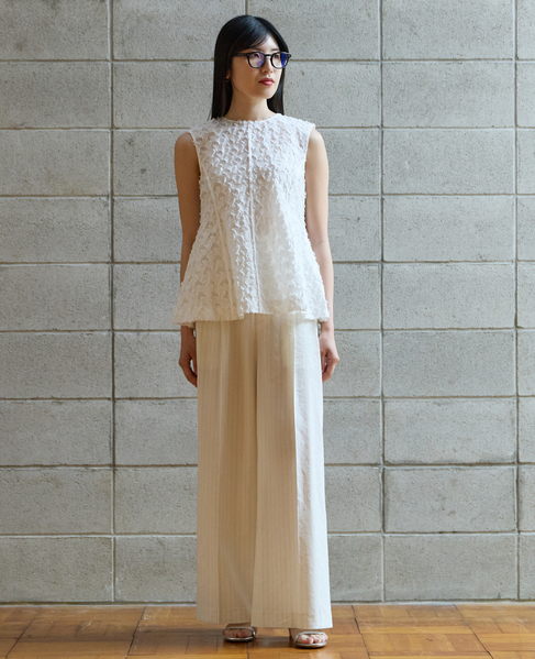 2タックワイドパンツ 詳細画像 オフホワイト 5