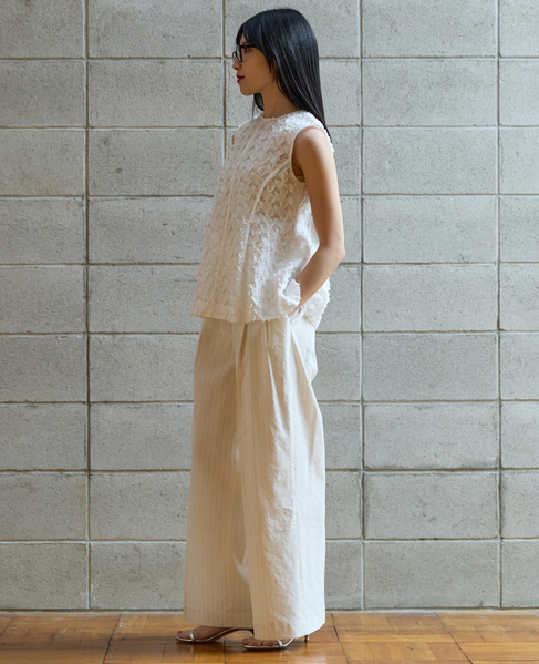 2タックワイドパンツ 詳細画像 オフホワイト 6