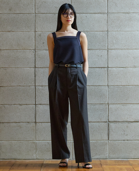 2タックワイドパンツ 詳細画像 ブラック 4