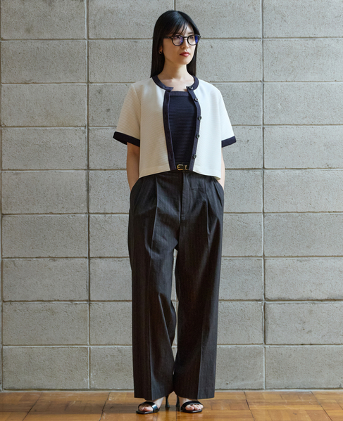 2タックワイドパンツ 詳細画像 ブラック 6