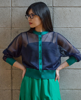 トリミングシアーカーディガン