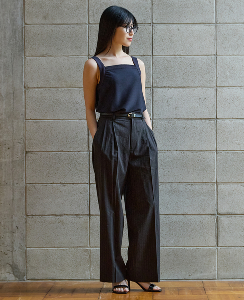 バイカラーキャミソール 詳細画像 ブラック 2