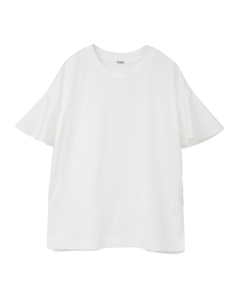 フレアスリーブTシャツ 詳細画像 ホワイト 1