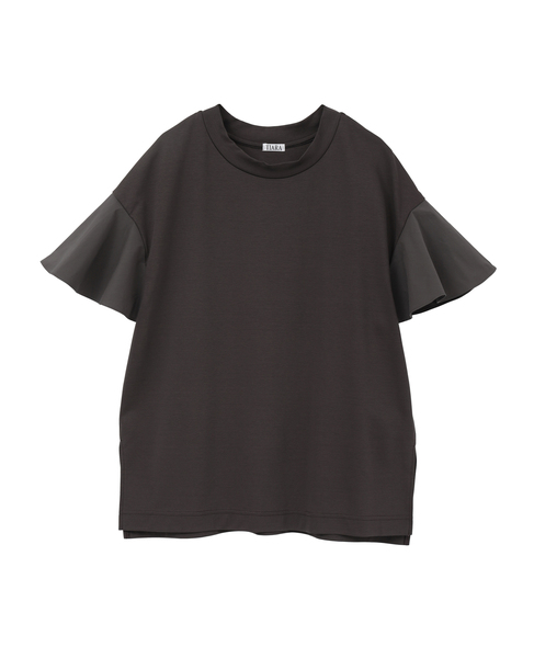 フレアスリーブTシャツ 詳細画像 チャコールグレー 5