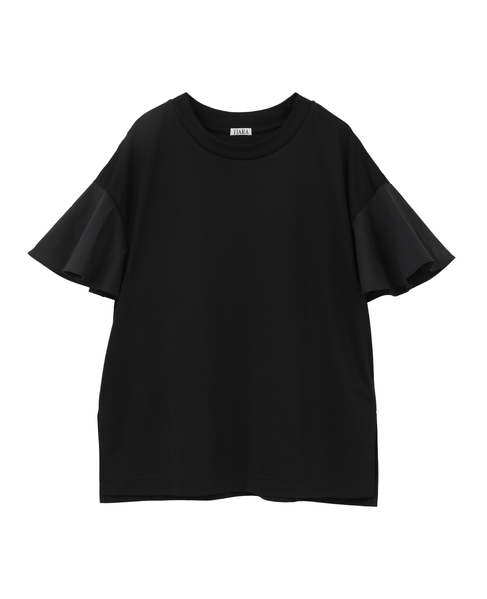 フレアスリーブTシャツ 詳細画像 ブラック 6