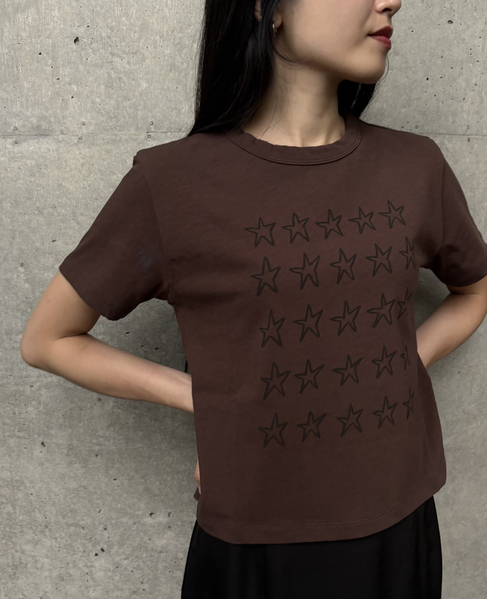 SHOGO SEKINEスターTシャツ 詳細画像 ブラウン 1