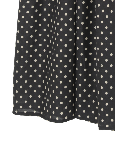 【Bilitis dix-sept ans/ビリティス・ディセッタン】Cotton Lawn 詳細画像 ブラック×ホワイト 5