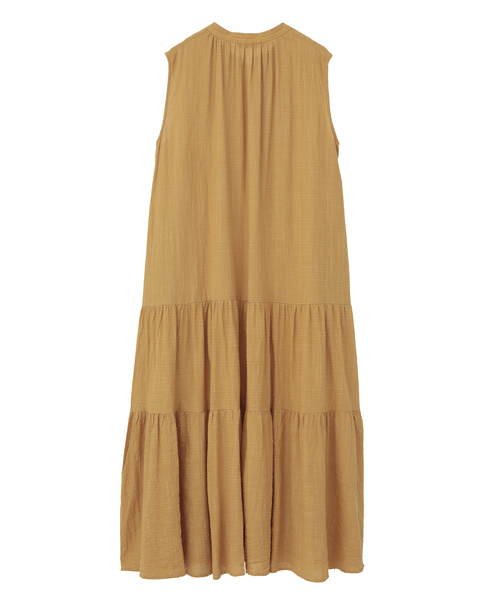 【TORRAZZO DONNA/トラッツォドンナ】India Textured Summer Dress 詳細画像 マスタード 2