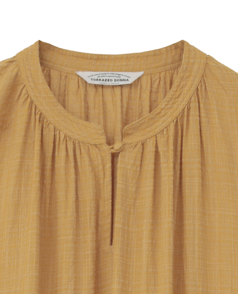 【TORRAZZO DONNA/トラッツォドンナ】India Textured Summer Dress 詳細画像 マスタード 3