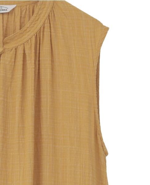 【TORRAZZO DONNA/トラッツォドンナ】India Textured Summer Dress 詳細画像 マスタード 4