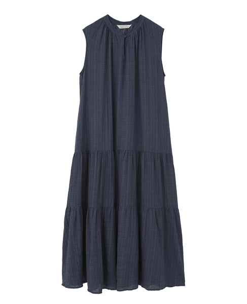 【TORRAZZO DONNA/トラッツォドンナ】India Textured Summer Dress 詳細画像 ネイビー 1