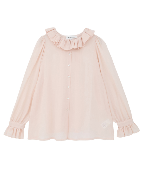 【Bilitis dix-sept ans/ビリティス・ディセッタン】Parisienne Blouse 詳細画像 ピンク 1