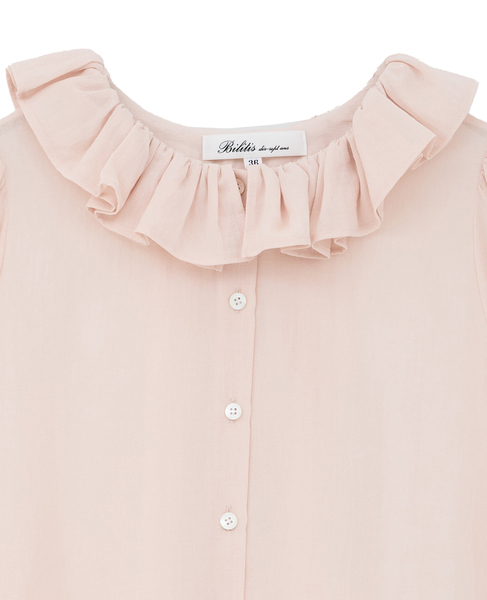 【Bilitis dix-sept ans/ビリティス・ディセッタン】Parisienne Blouse 詳細画像 ピンク 3
