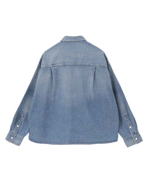 【HEALTHY DENIM/ヘルシーデニム】デニムシャツ（Almond Milk） 詳細画像 ブルー 2