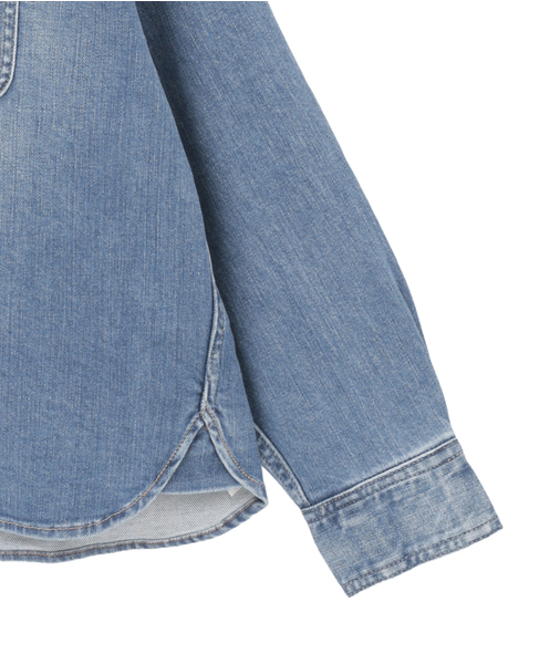 【HEALTHY DENIM/ヘルシーデニム】デニムシャツ（Almond Milk） 詳細画像 ブルー 4