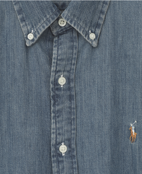 【POLO Ralph Lauren/ポロラルフローレン】デニムシャツ（5039） 詳細画像 ブルー 6