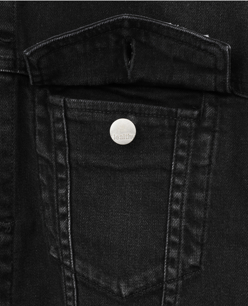 【HEALTHY DENIM/ヘルシーデニム】デニムジャケット（Latte） 詳細画像 ブラック 8