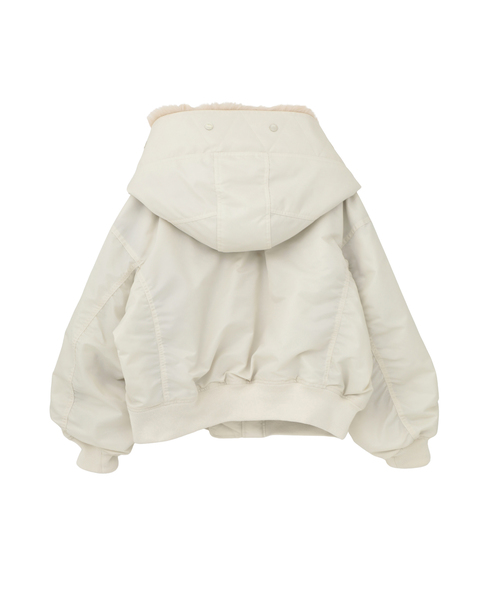 【upper hights/アッパーハイツ】THE U-2 HOODIE 詳細画像 アイボリー 2