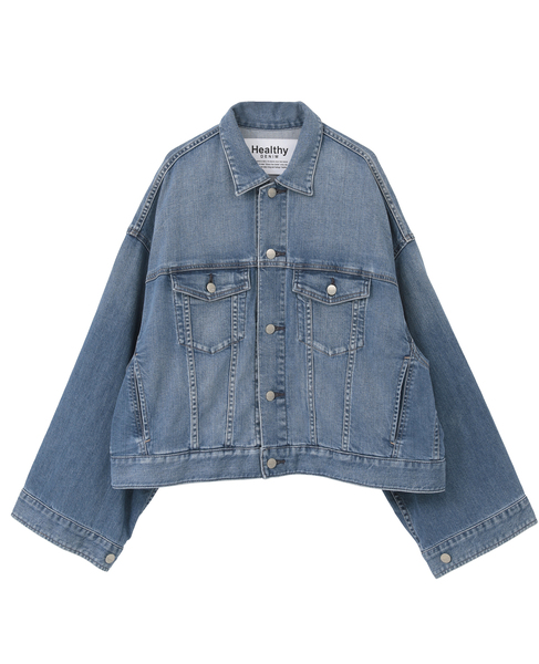 【HEALTHY DENIM/ヘルシーデニム】デニムジャケット（Latte） 詳細画像 ブルー 1