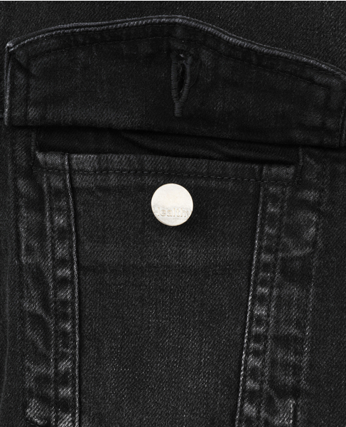 【HEALTHY DENIM/ヘルシーデニム】デニムジャケット（Latte） 詳細画像 ブラック 7