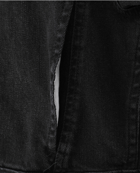 【HEALTHY DENIM/ヘルシーデニム】デニムジャケット（Latte） 詳細画像 ブラック 9