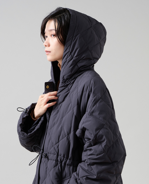 《別注》【TAION×Liesse】フード付きロングコート 詳細画像 ネイビー 19