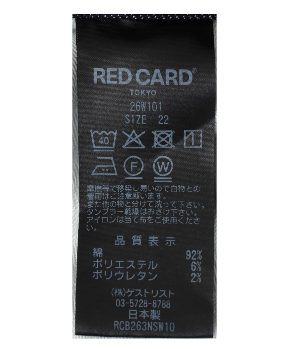 【RED CARD/レッドカード】デニムパンツ（35th Anniv.Wide） 詳細画像 インディゴ 5