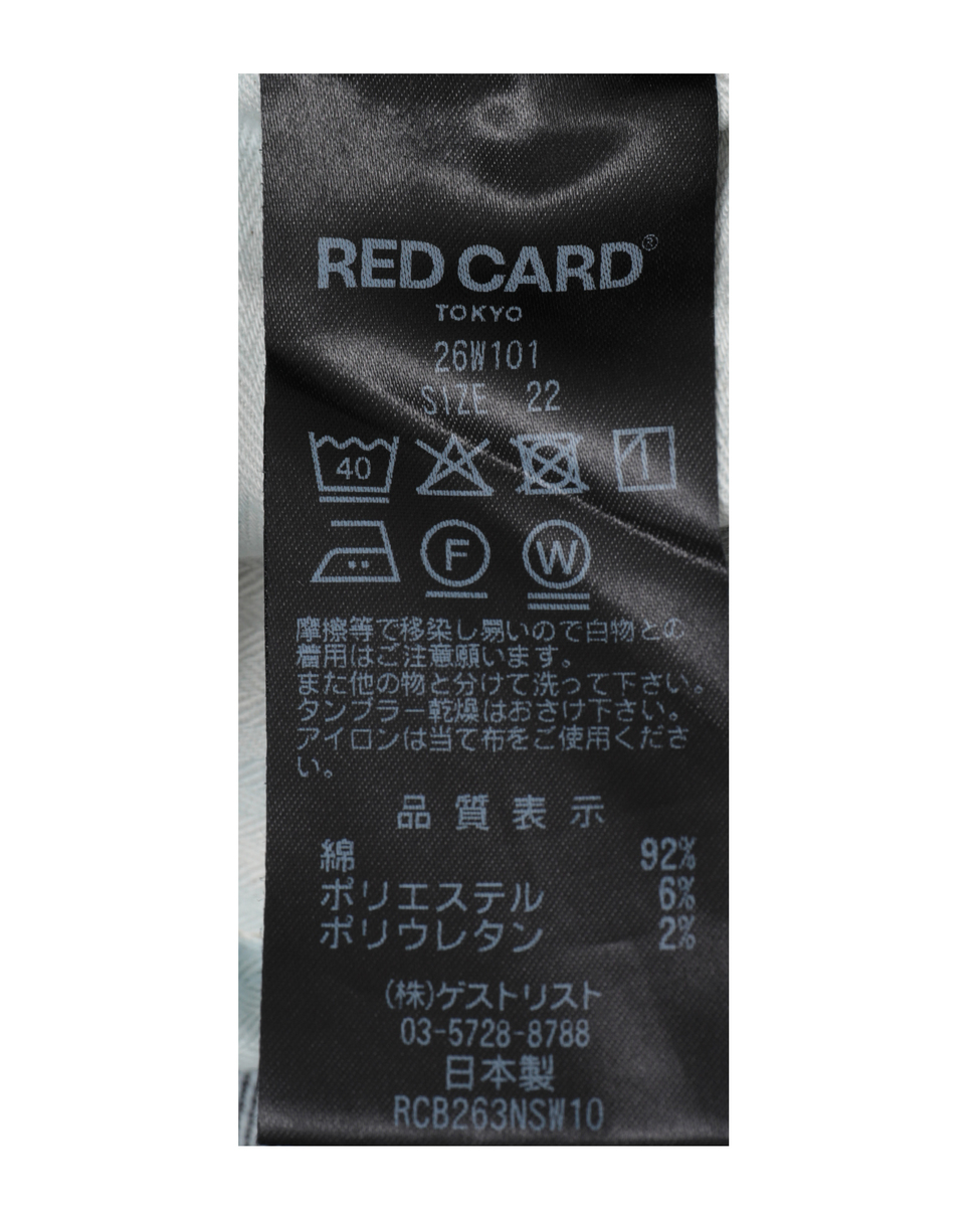 【RED CARD/レッドカード】デニムパンツ（35th Anniv.Wide） 詳細画像 インディゴ 5
