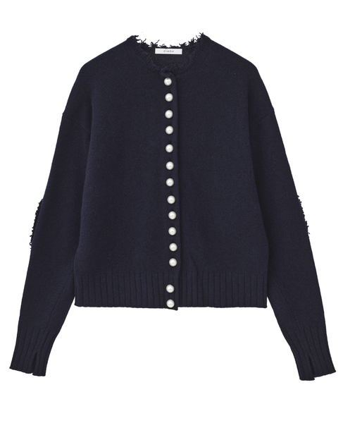 【CINOH/チノ】PEARL CARDIGAN（一部別注カラー） 詳細画像 《別注》ネイビー 9