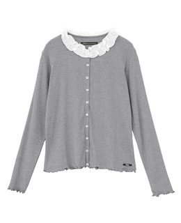 【Bilitis dix-sept ans/ビリティス・ディセッタン】Frill Collar Cardigan