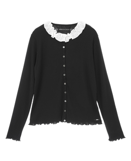 【Bilitis dix-sept ans/ビリティス・ディセッタン】Frill Collar Cardigan