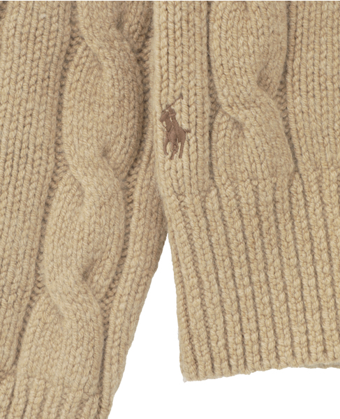 【POLO Ralph Lauren/ポロラルフローレン】ケーブルニット（5022） 詳細画像 キャメル 6
