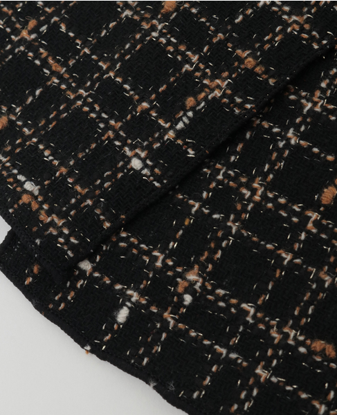 【TRESSE/トレス】Tweed ribbon chouchou 詳細画像 ブラック 6