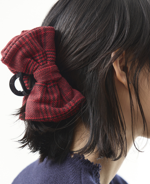 《別注》【TRESSE/トレス】25THリボンビッグヘアクリップ 詳細画像 RED 1