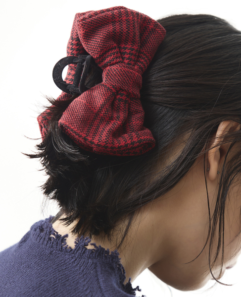 《別注》【TRESSE/トレス】25THリボンビッグヘアクリップ 詳細画像 RED 2