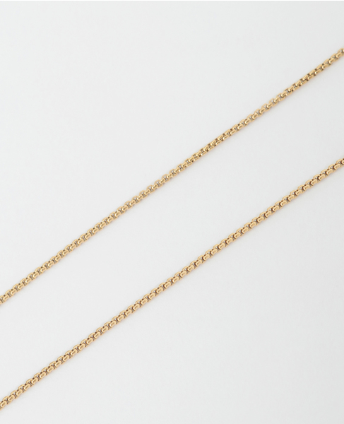 【PETIT MOMENTS/プティ・モーメント】Oval Charm Necklace 詳細画像 ゴールド 5