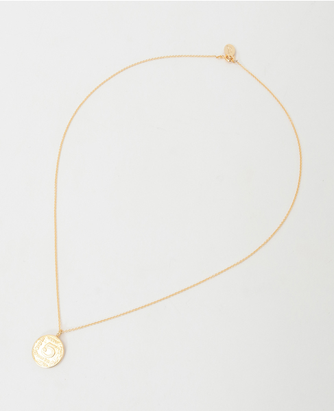 【Chibi Jewels/チビジュエルズ】Ancient Number Coin Necklace 詳細画像 ゴールド 1