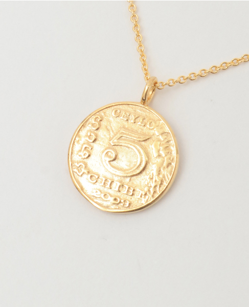 【Chibi Jewels/チビジュエルズ】Ancient Number Coin Necklace 詳細画像 ゴールド 4