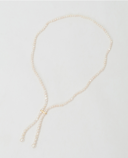 《別注》【EO/イオ】PEARL LARIAT NECKLACE 100cm 詳細画像 アイボリー 1