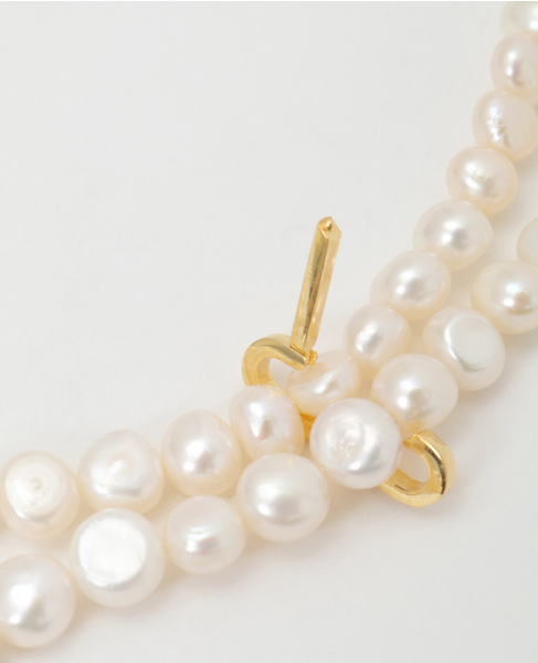 《別注》【EO/イオ】PEARL LARIAT NECKLACE 100cm 詳細画像 アイボリー 4